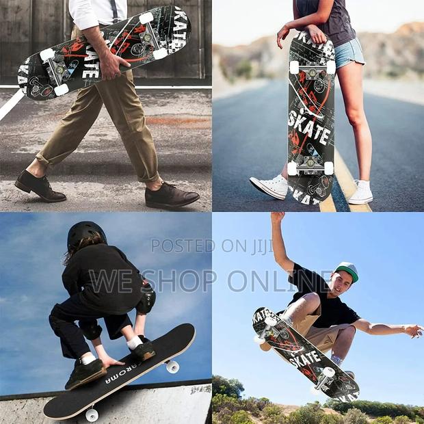 Large Skateboard With Grip Tape - thumbnail 7
