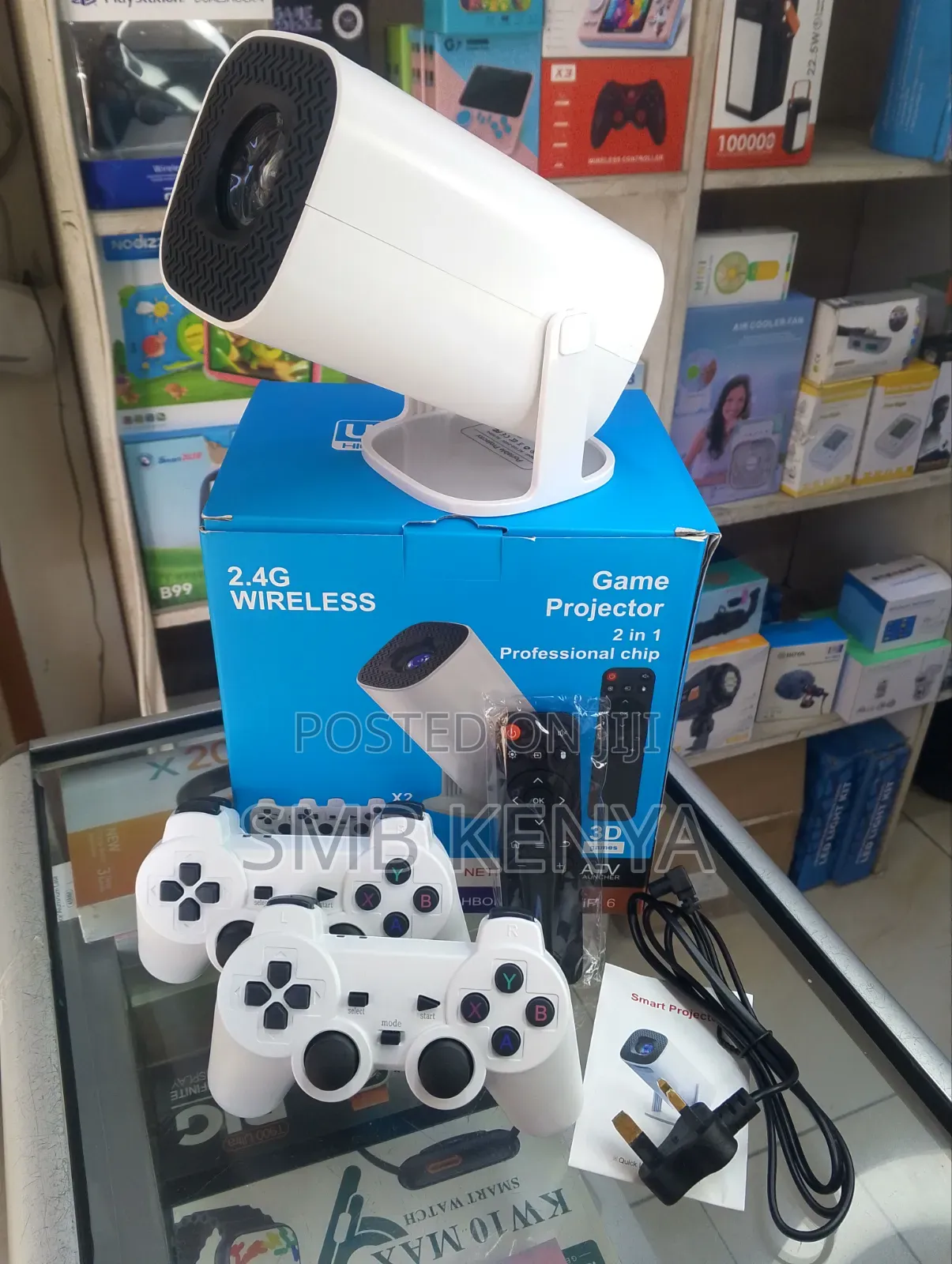  Projector With Retro Gaming Console