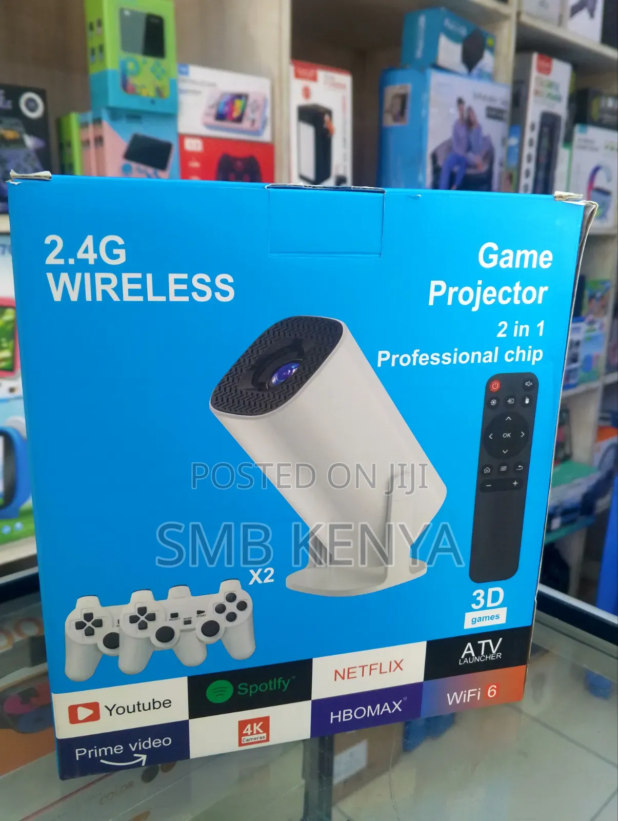 Portable Video Game Console Smart Projector