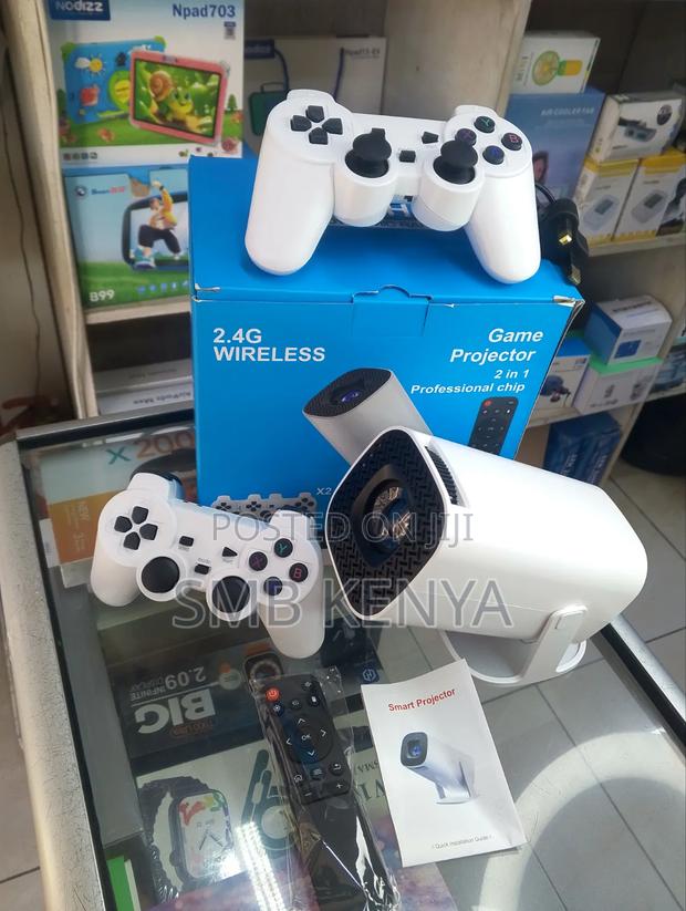 Game Projector 2 in 1 Professional Chip With Wireless Controller