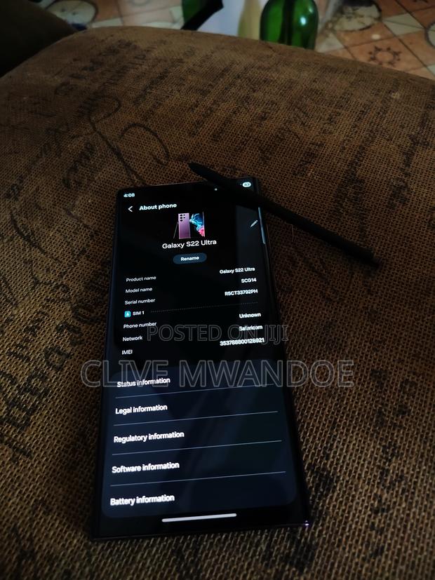 Samsung Galaxy S22 Ultra 5G 256 GB Purple