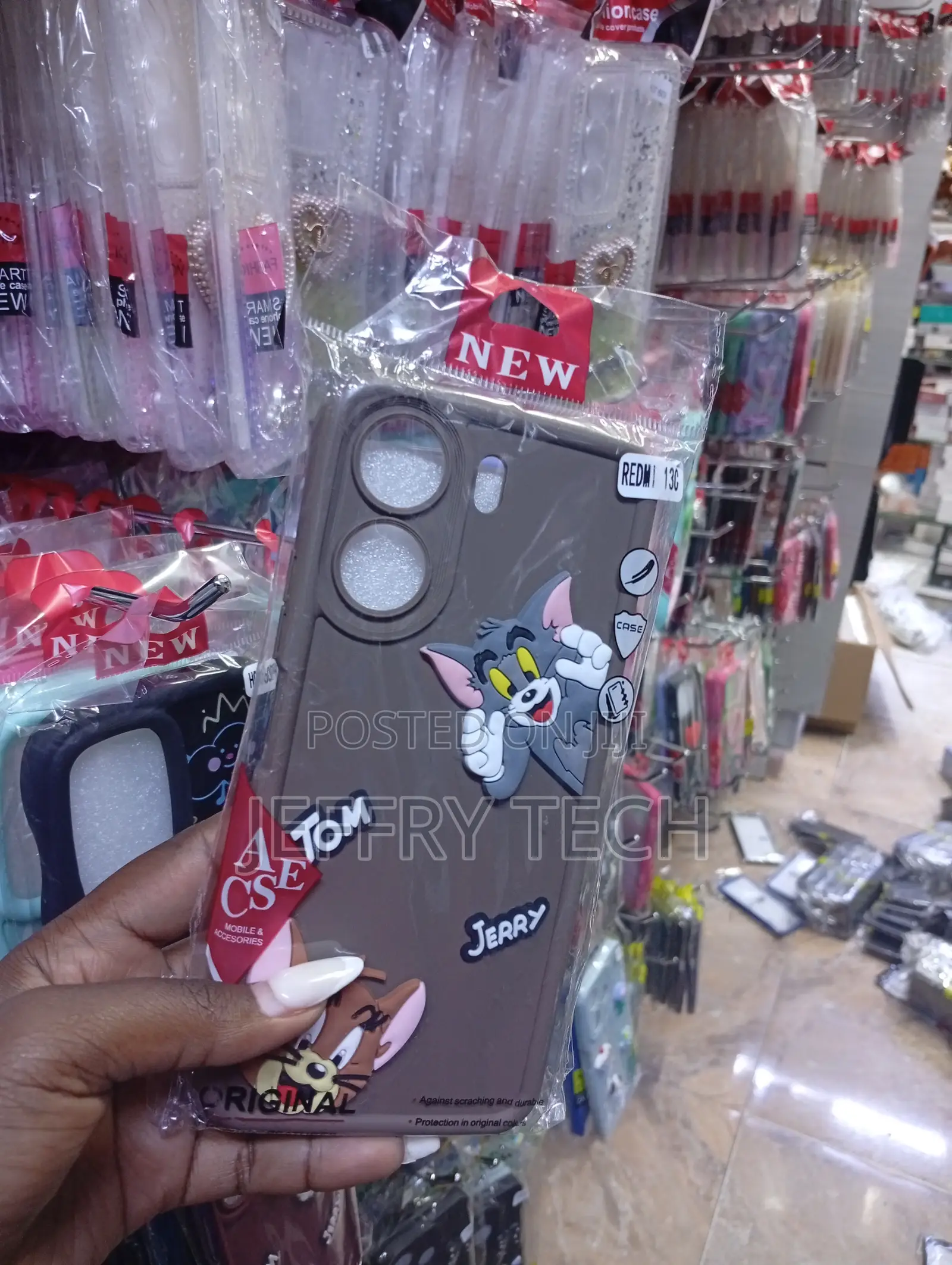 Redmi 136 Matte Finish Brown Silicone Phone Case