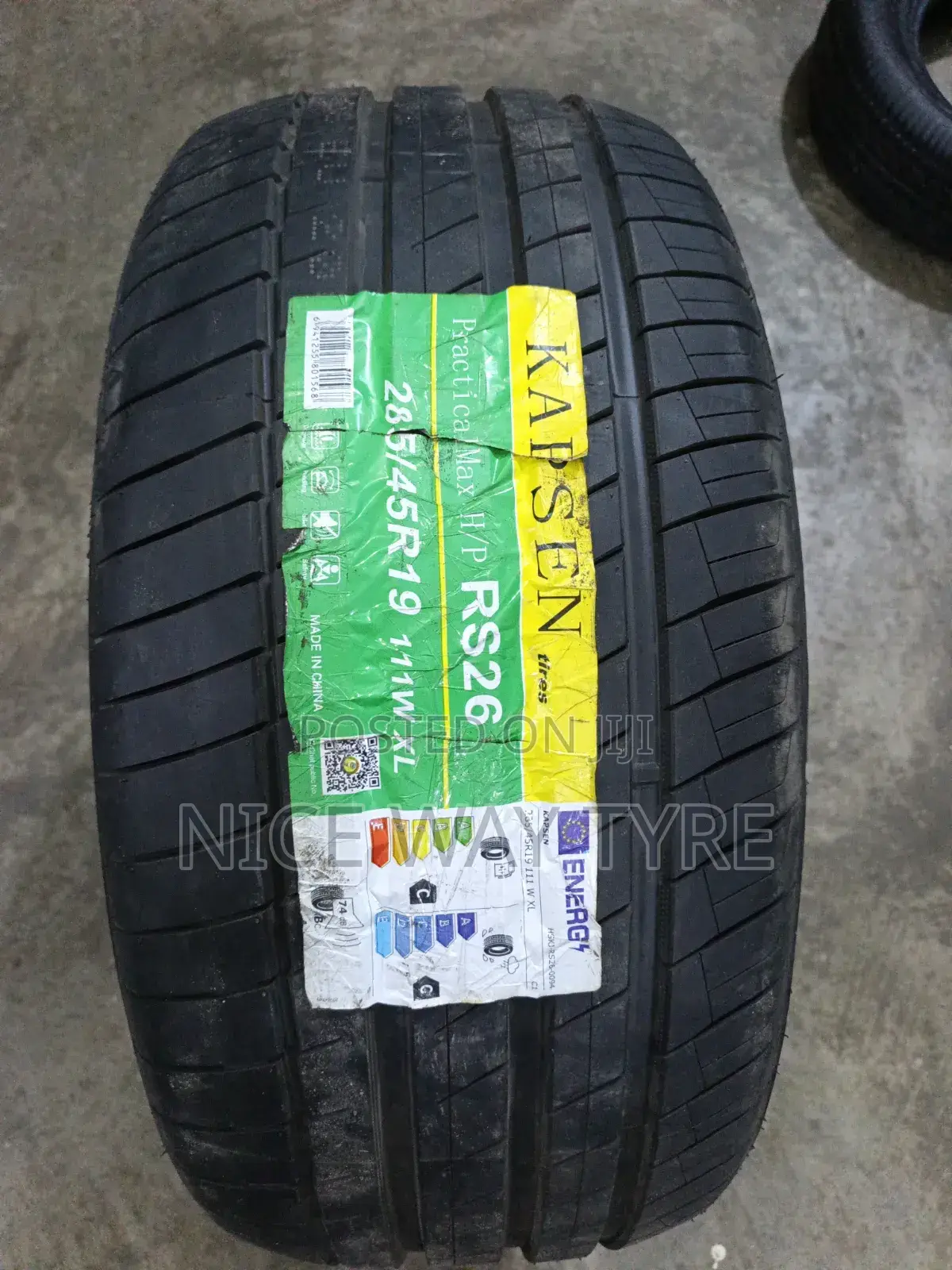 285/45r19 Kapsen