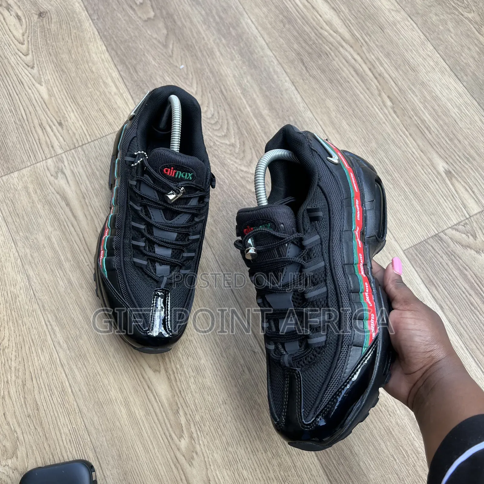 Nike Air Max 95 in the 'Black' Undefeated Sneakers