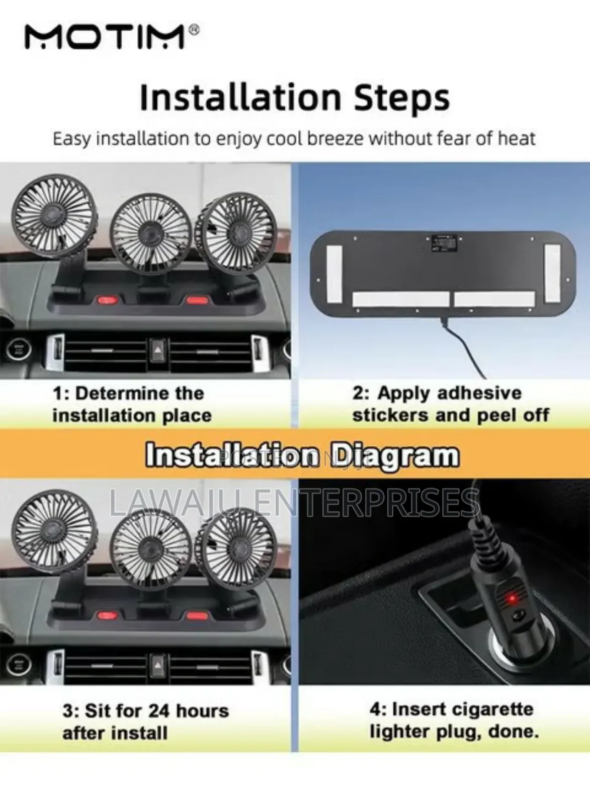 Car Cooling Fan