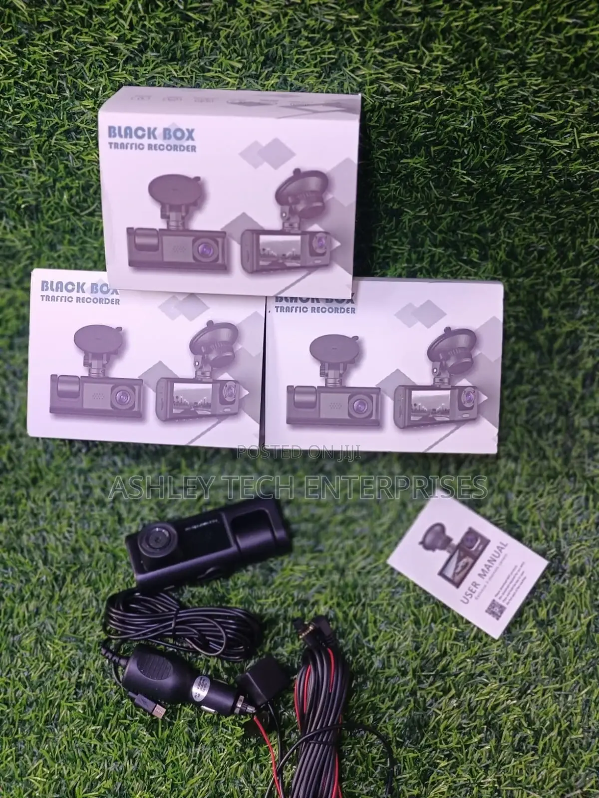 Vehicle Blackbox 3 In 1 Camera Dashcam Dual Lens