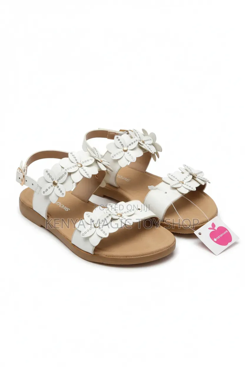 Floral Flat Kids Sandles