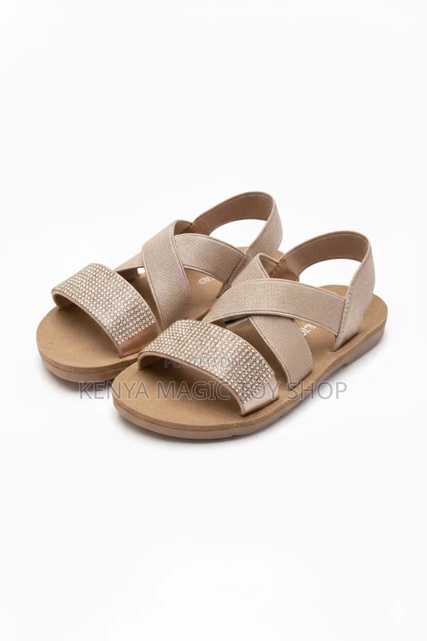 Floral Flat Kids Sandles