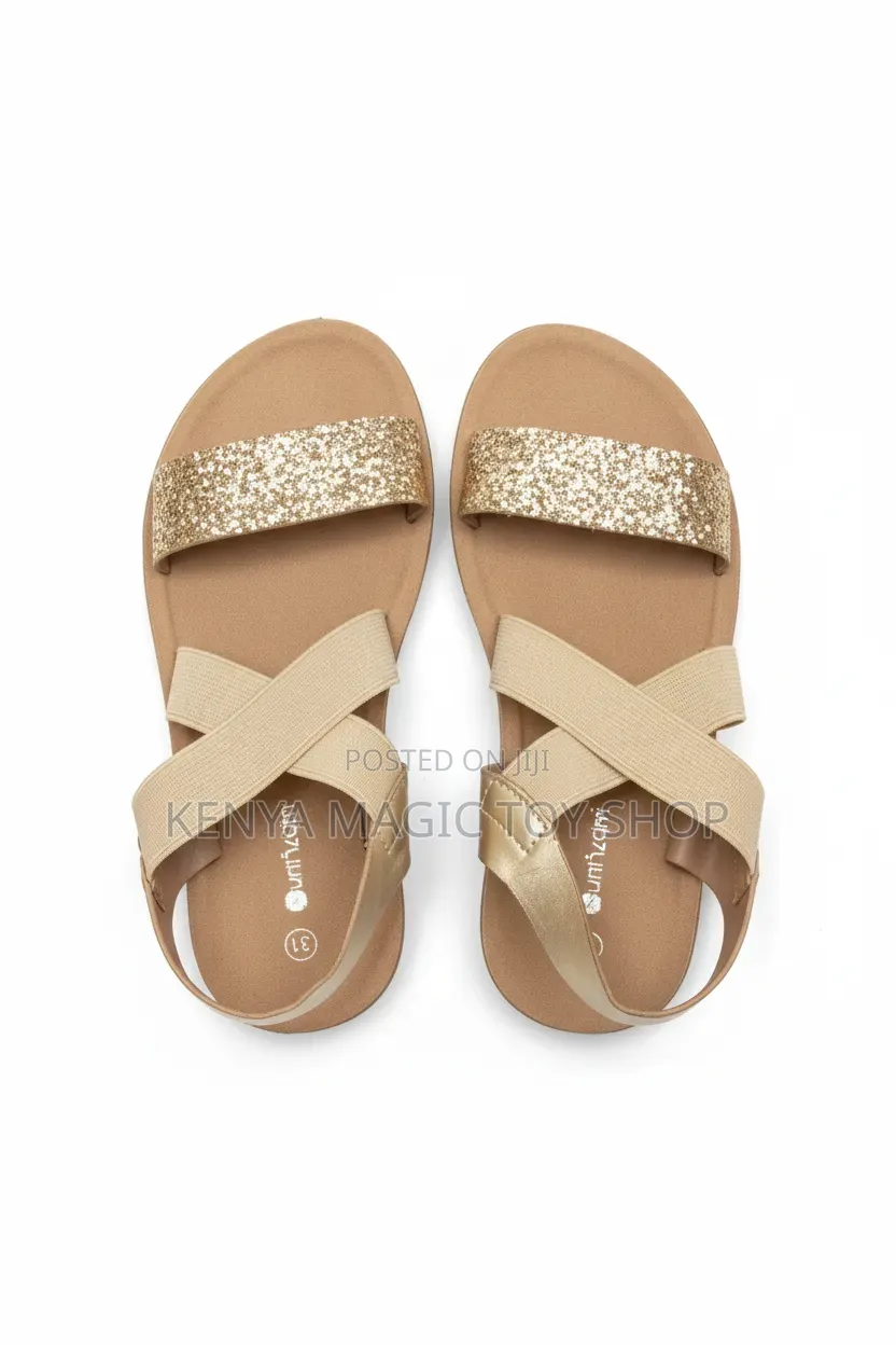 Floral Flat Kids Sandles