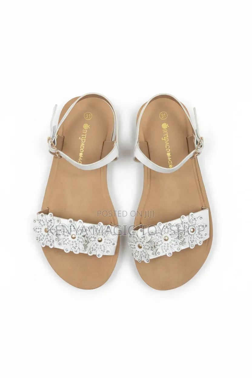 Floral Flat Kids Sandles