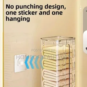 Wall-Mounted Socks Underwear Storage Box.