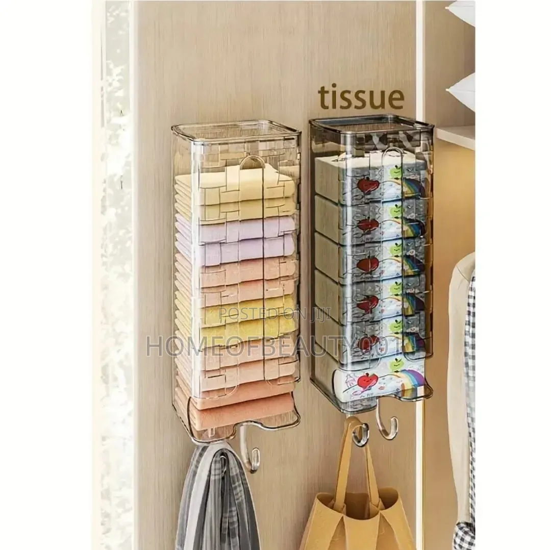 Wall-Mounted Socks Underwear Storage Box.