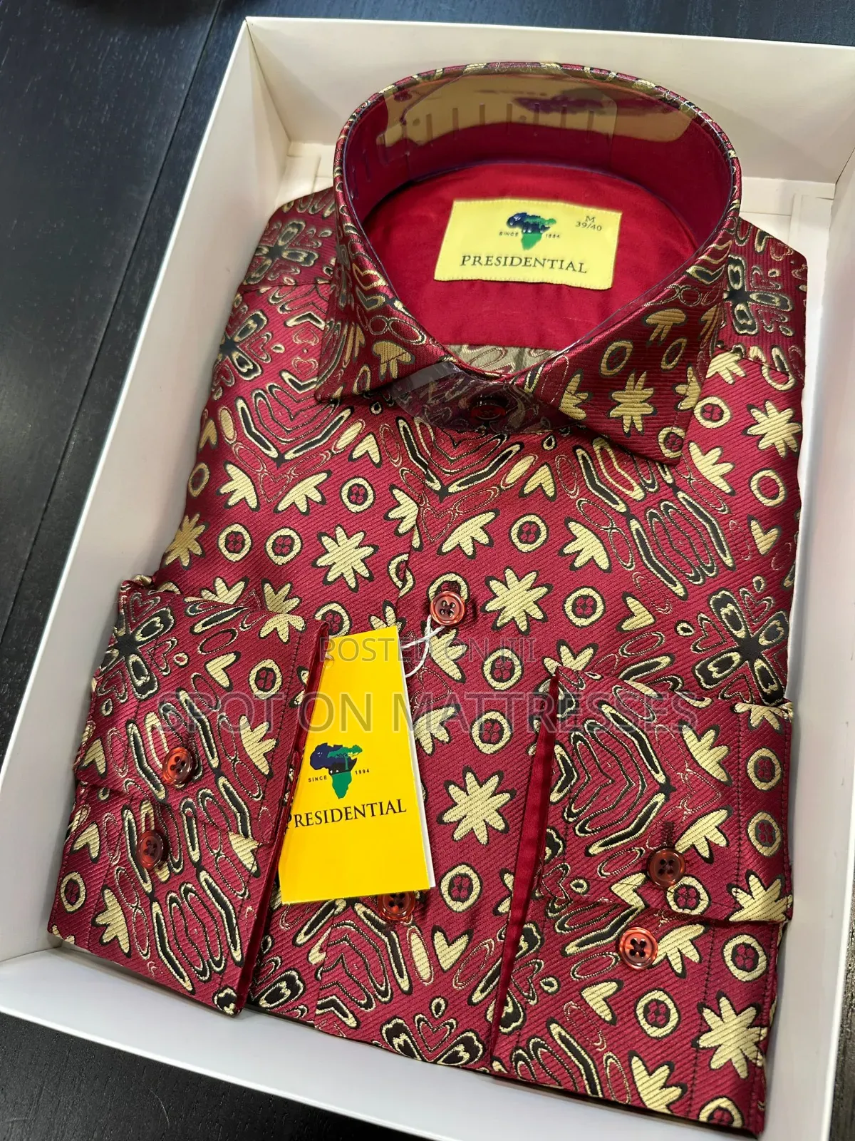 Toptier Presidential Shirts. Sizes Small - 6xl. Delivery Available