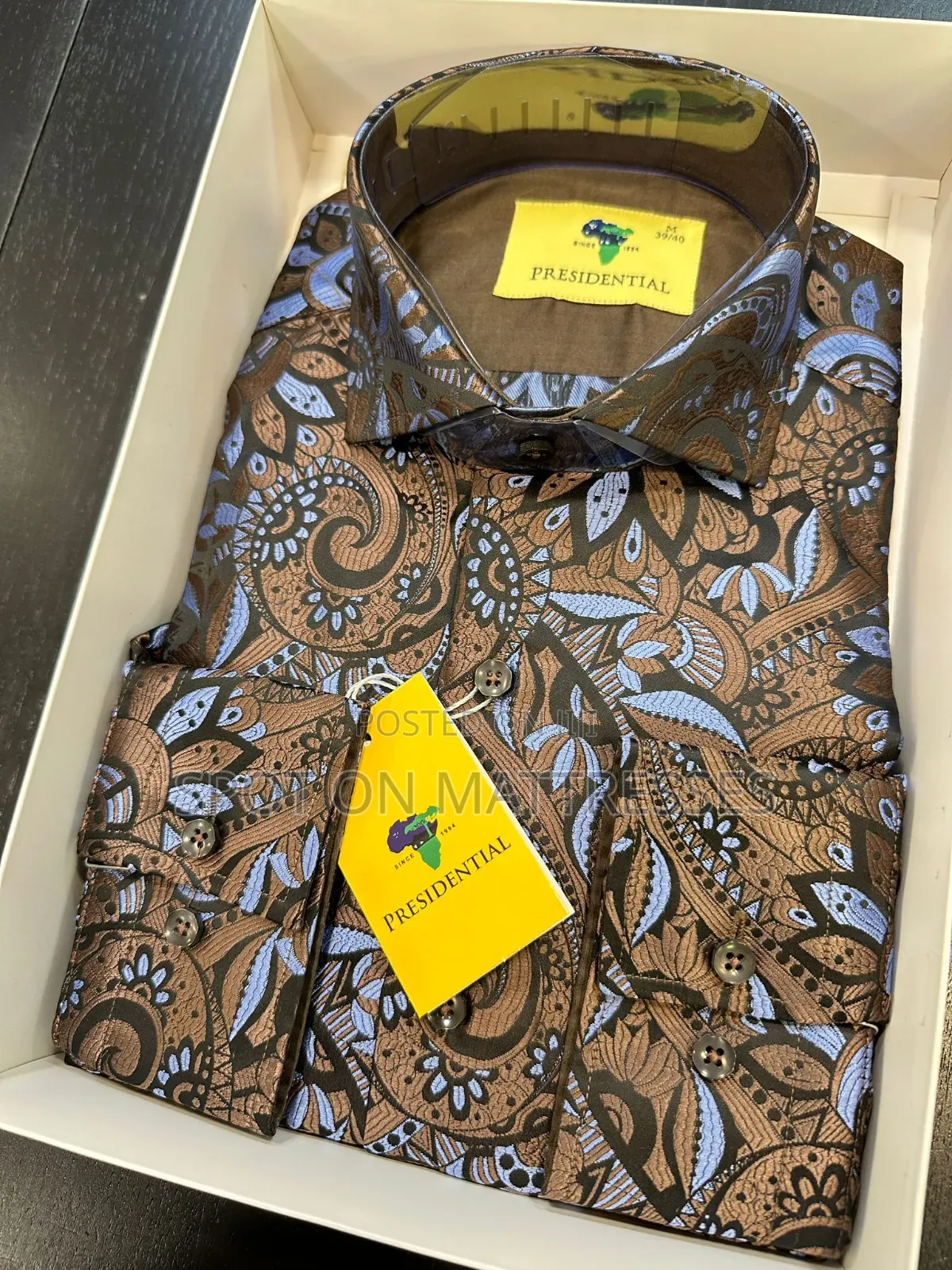 Toptier Presidential Shirts. Sizes Small - 6xl. Delivery Available