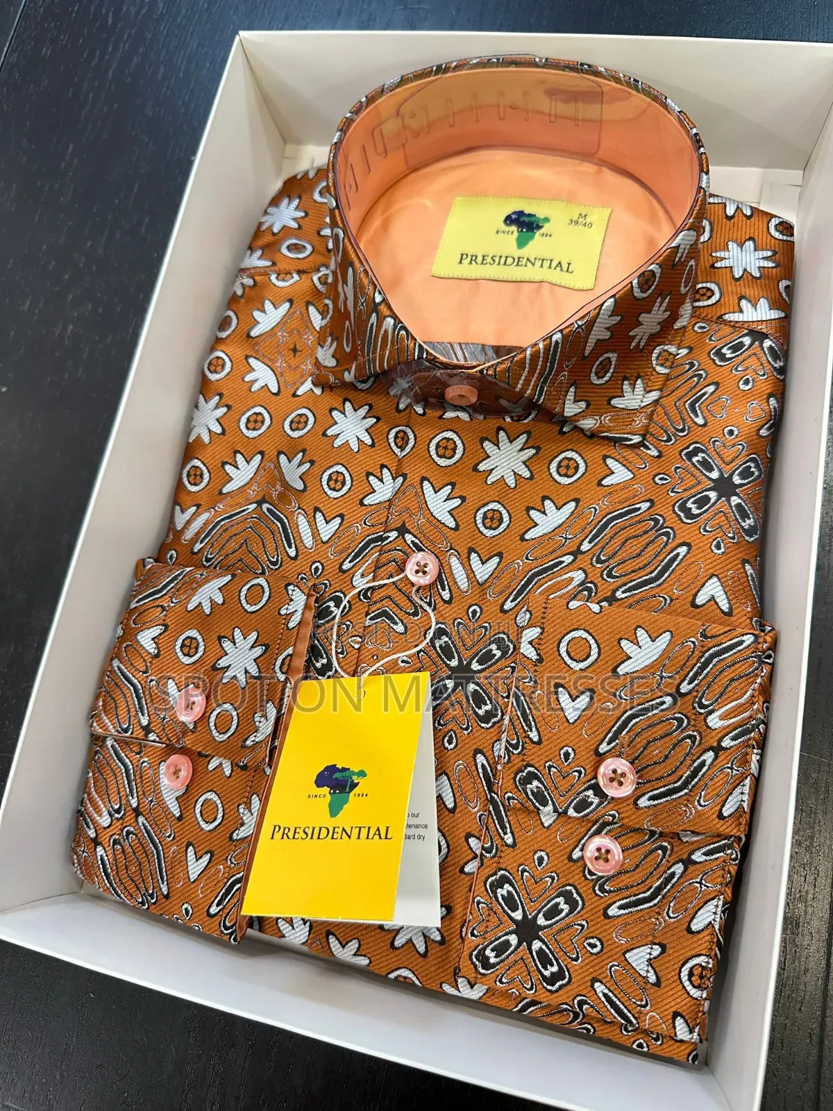 Toptier Presidential Shirts. Sizes Small - 6xl. Delivery Available