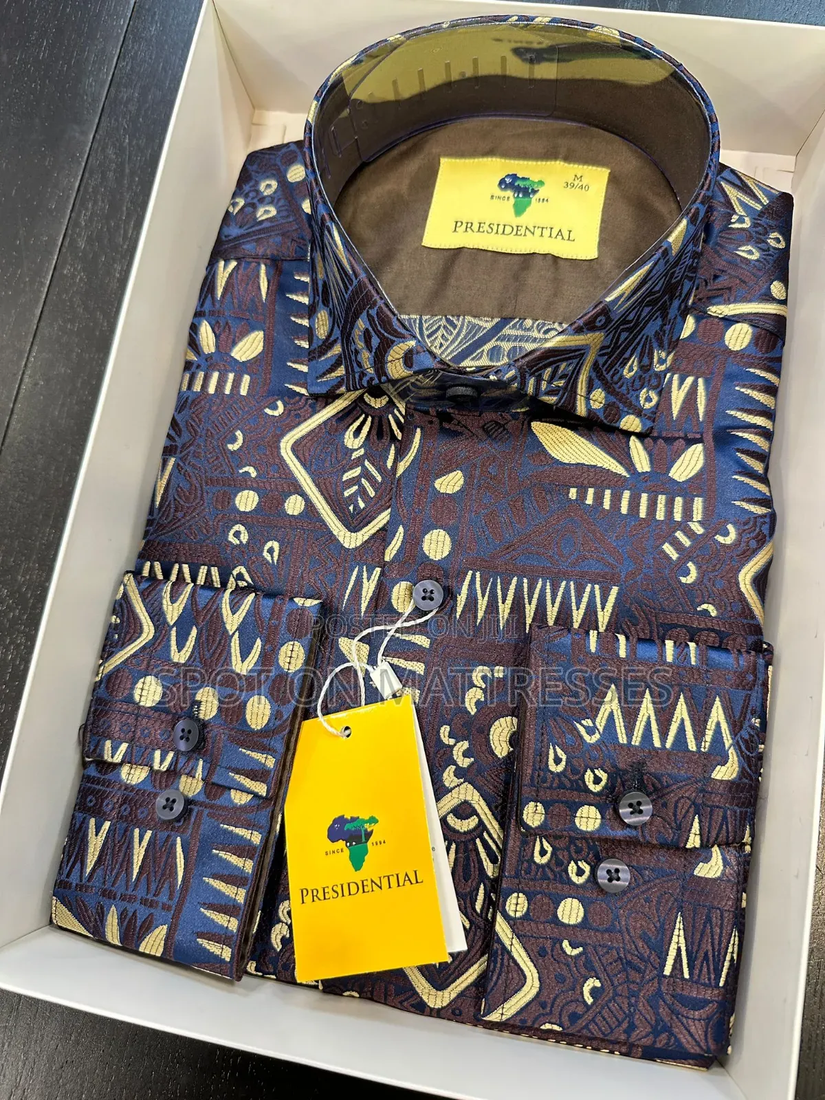 Toptier Presidential Shirts. Sizes Small - 6xl. Delivery Available