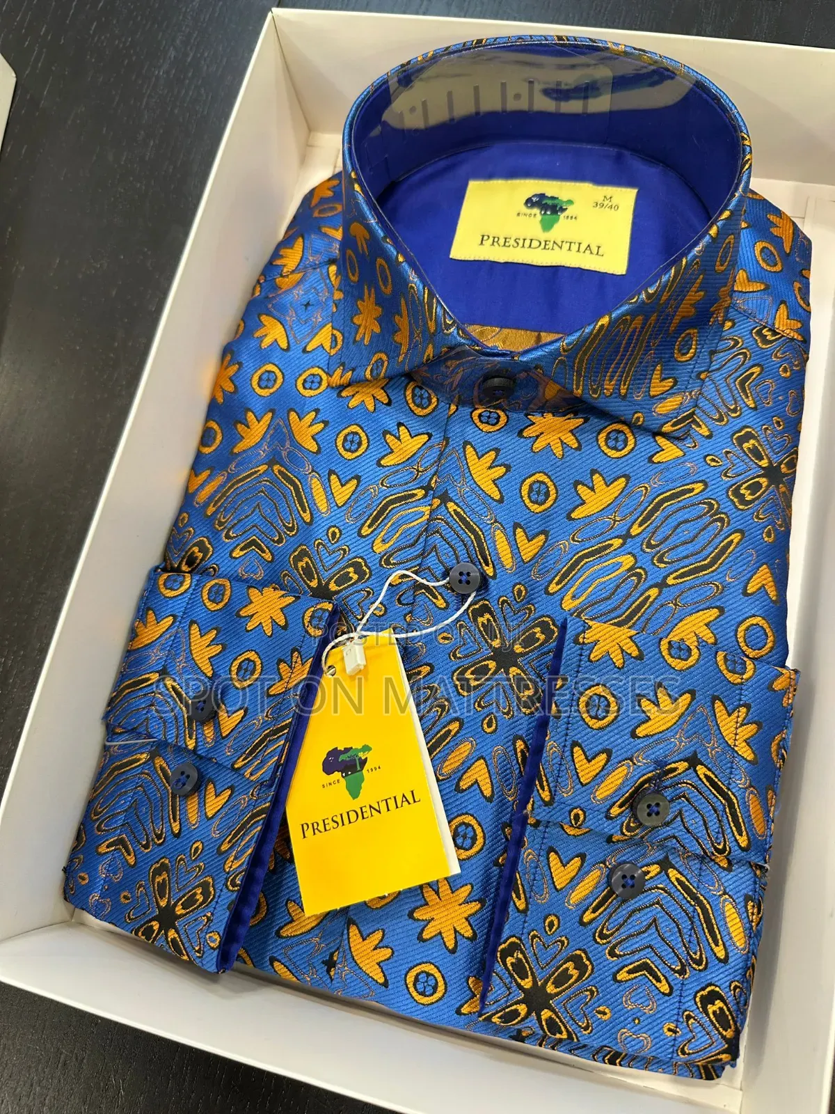 Toptier Presidential Shirts. Sizes Small - 6xl. Delivery Available