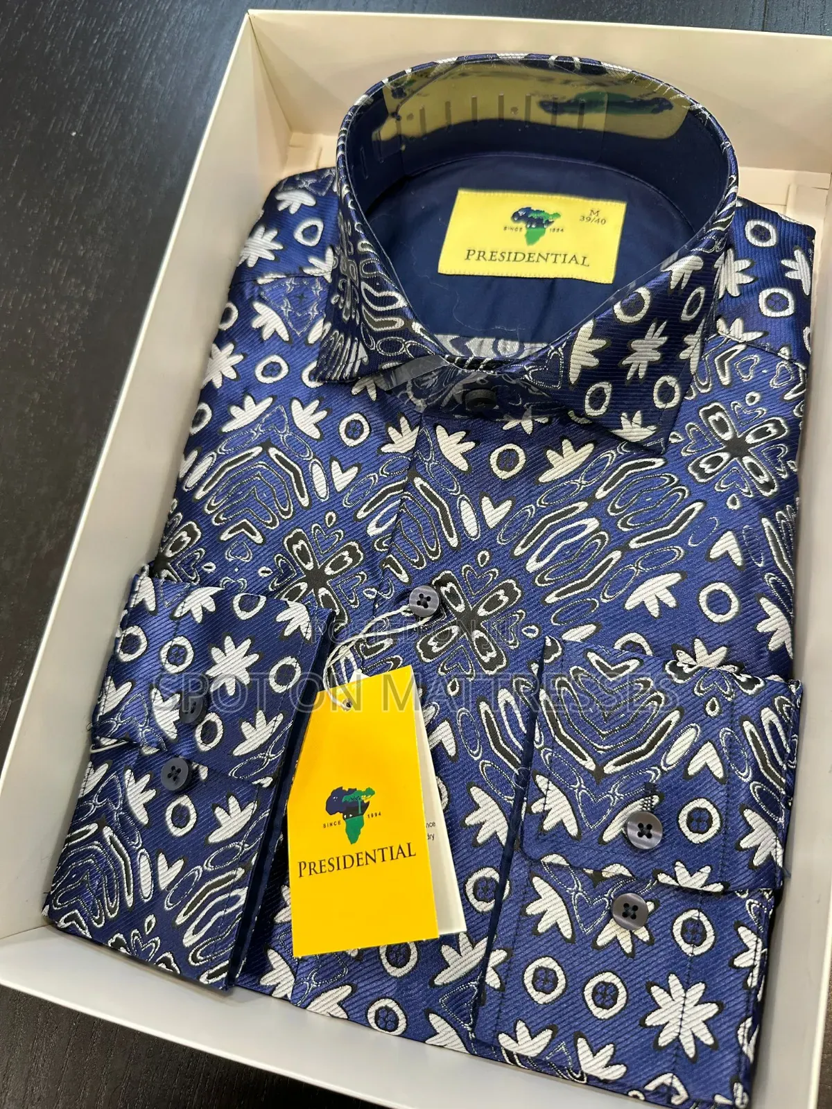 Toptier Presidential Shirts. Sizes Small - 6xl. Delivery Available