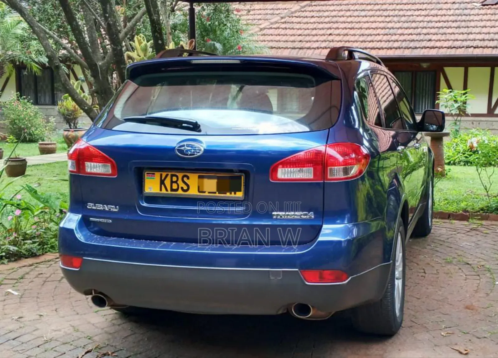 Subaru Tribeca 2012 Blue