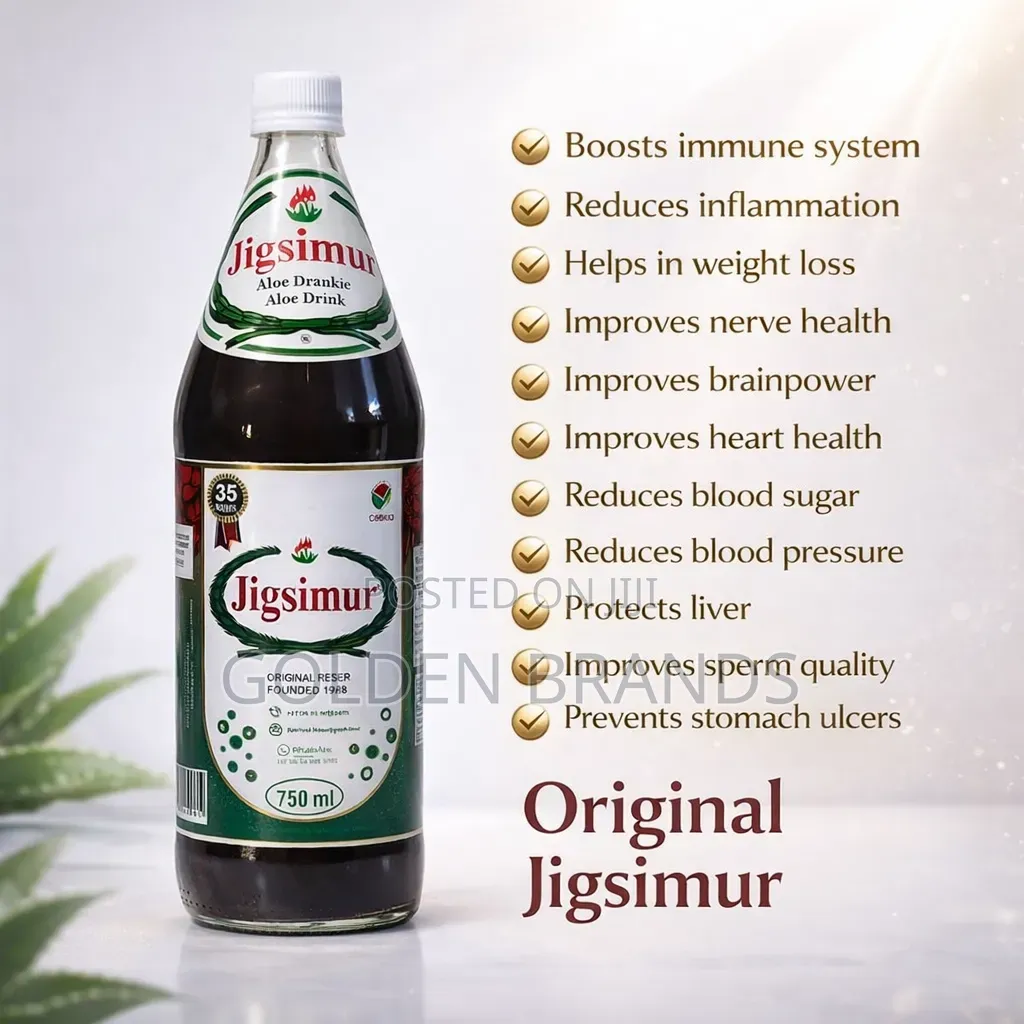 Original Jigsimur Aloe Drink–Natural Wellness Booster! 750 Ml