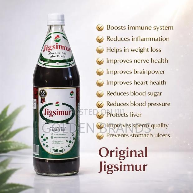 Original Jigsimur Aloe Drink–Natural Wellness Booster! 750 Ml