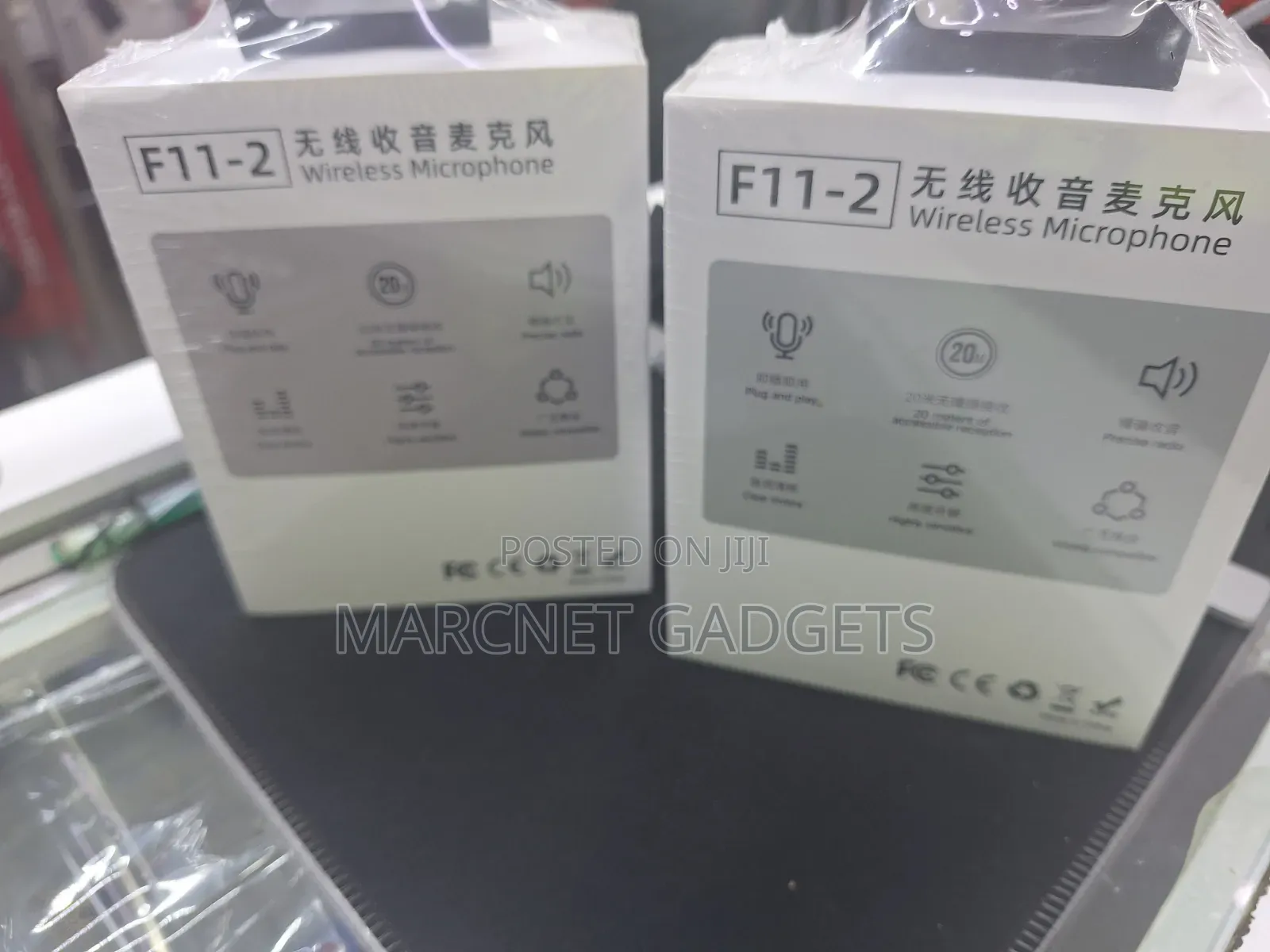 Lapel Lavelier Wireless Microphone 3 Modes Jack, Lightning and Type C