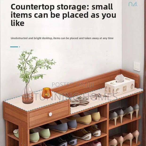 7 Tier Wooden Shoe Rack - thumbnail 3