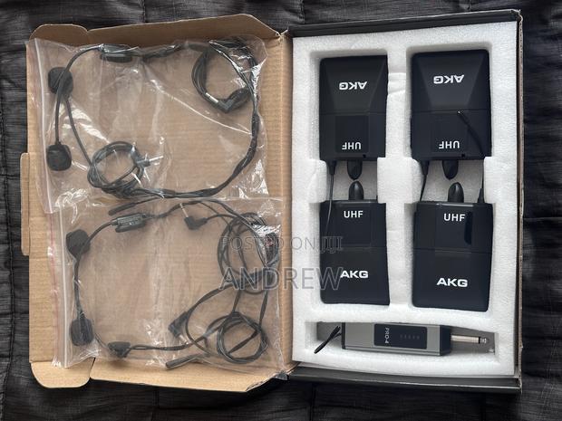 4 in 1 Akg Uhf Wireless Head Microphones - thumbnail 3