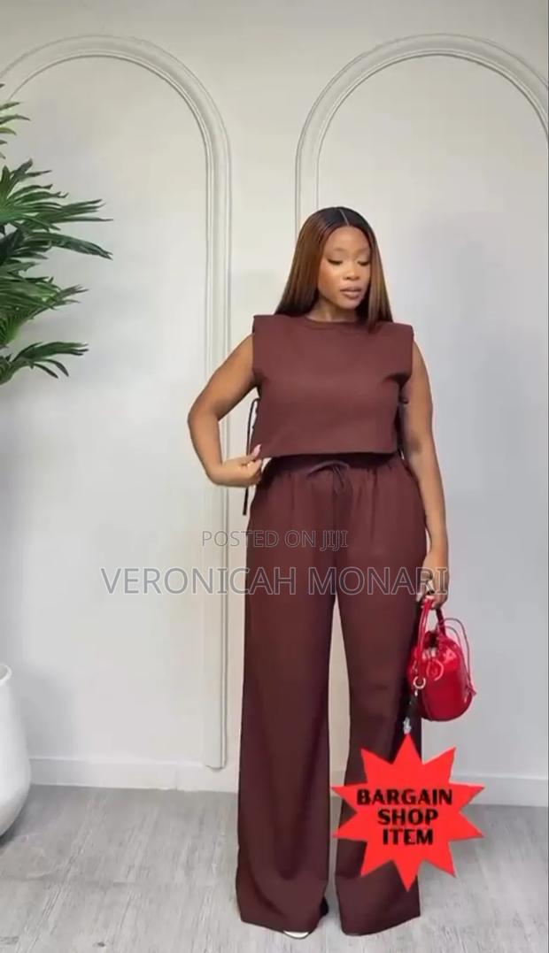 Brown Linen Set - thumbnail 2