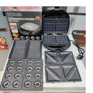 Boma 4-in-1 Snack Maker – Sandwich, Waffle, Donut Grill