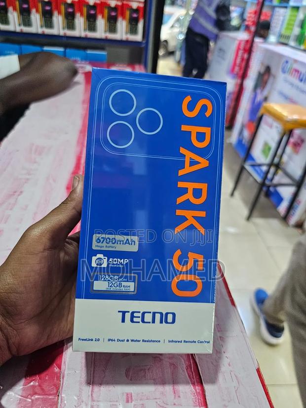 New Tecno Spark 50 128 GB Black