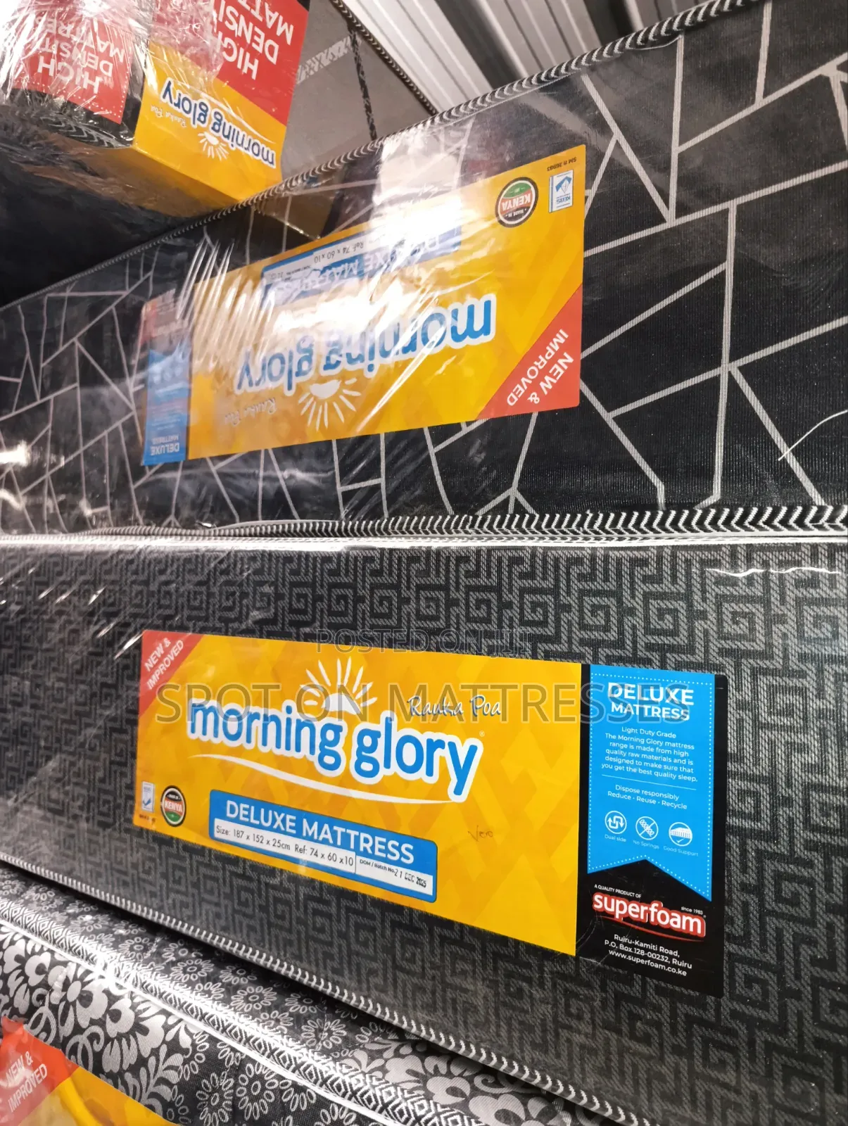 20% Off - 5x6x10 High Density Printed Mattresses. Free Home Delivery!