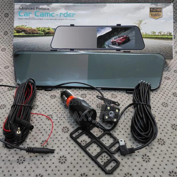 Touch Screen Rearview Mirror Dash Camera(Hd 1080p)