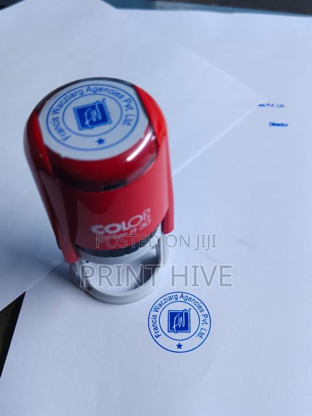 Self Inking Stamp With Logo