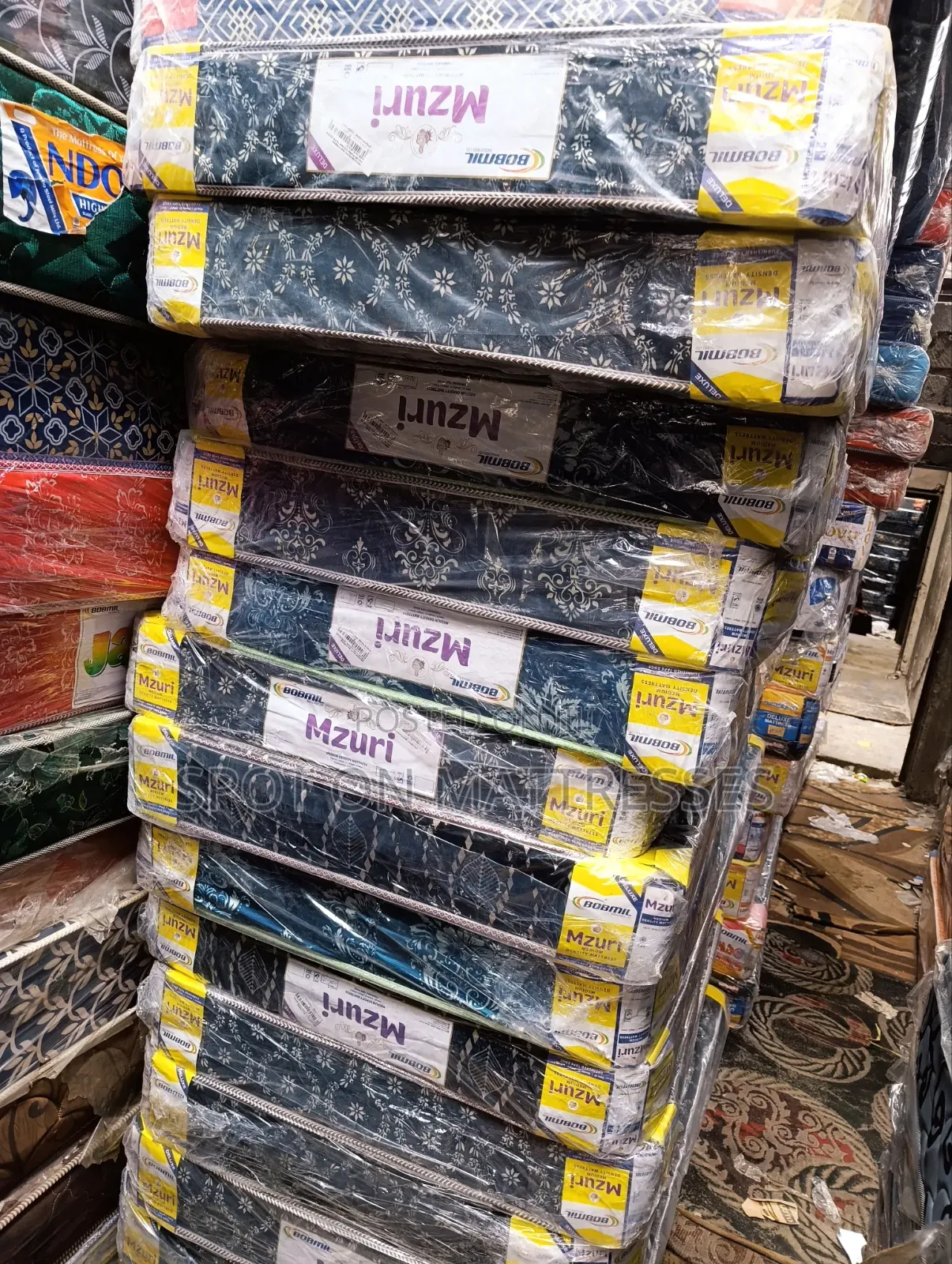 3x6x6 Medium Density Bobmil Mzuri Mattresses. Free Swift Delivery! 