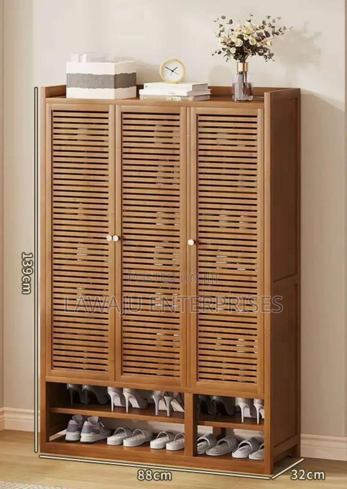10-Tier Shoe Cabinet