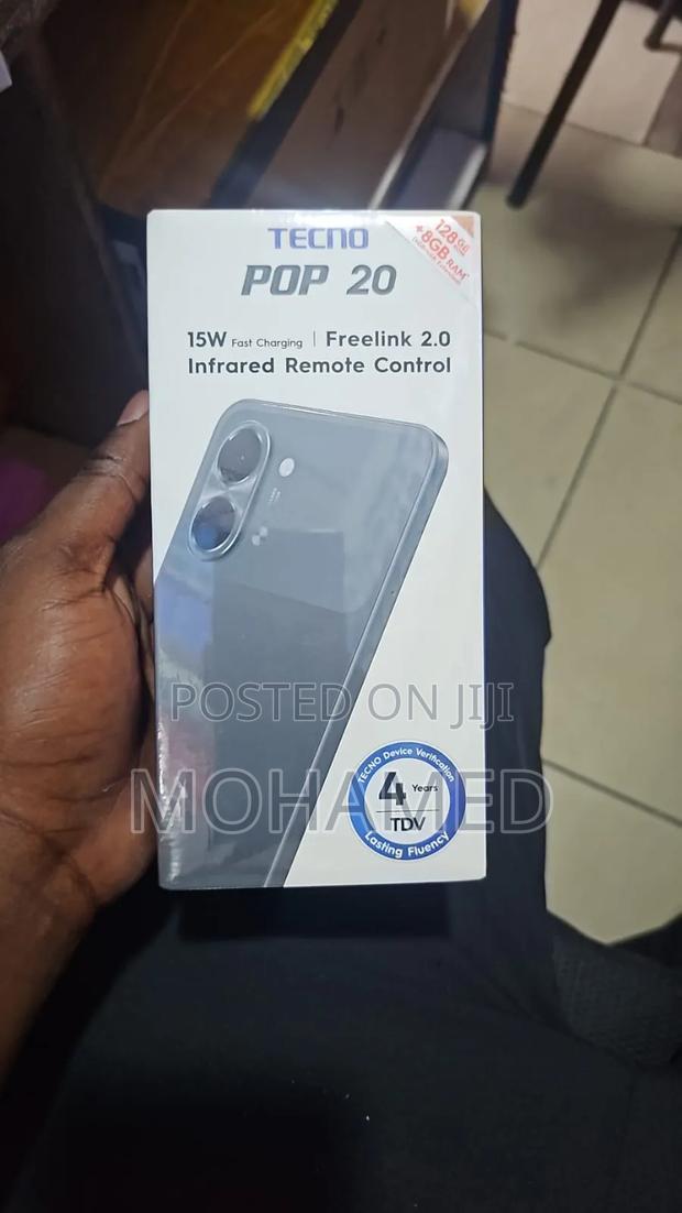 New Tecno Pop 20 128 GB Black