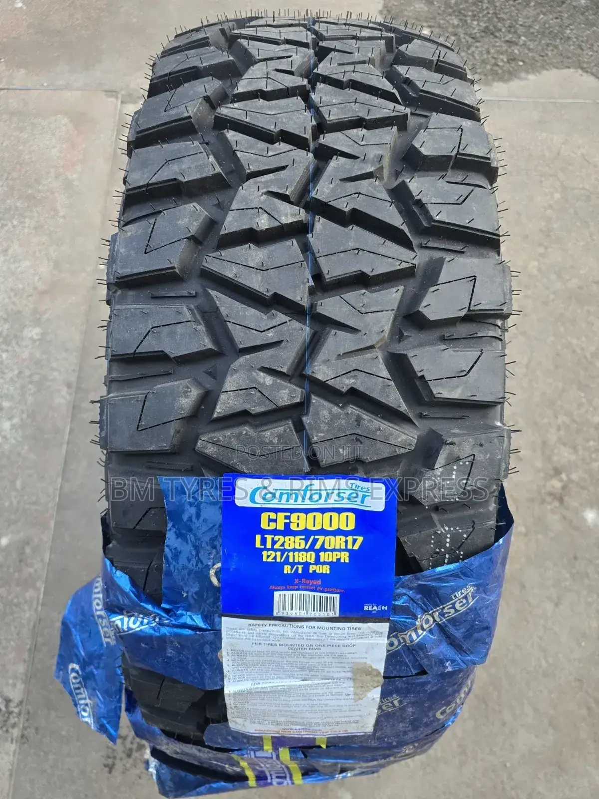 285 /70 R17 Comforser Tyres (Cf 9000)r/T.