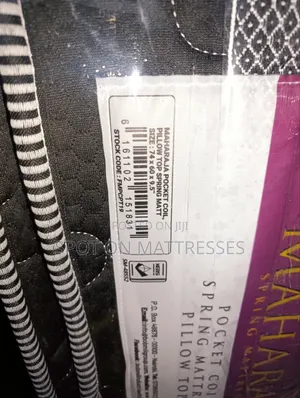 5x6x10 Double Pillowtop Pocket Spring Mattresses. Free Swift Delivery!
