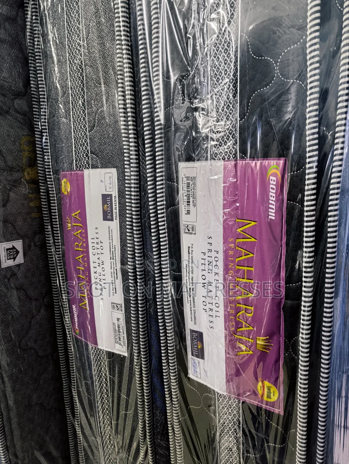 5x6x10 Double Pillowtop Pocket Spring Mattresses. Free Swift Delivery.