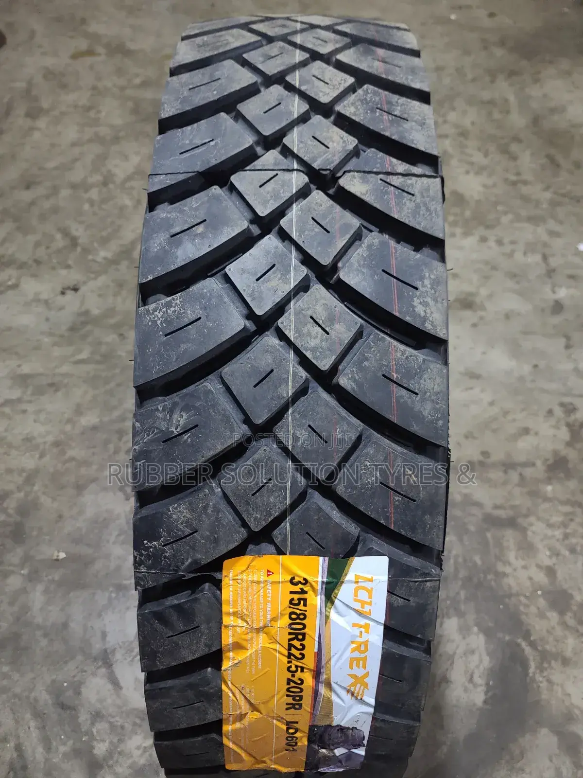 315 /80 R22.5 LCH Tyres T-Rex Ld601 20pr Mud-Grip