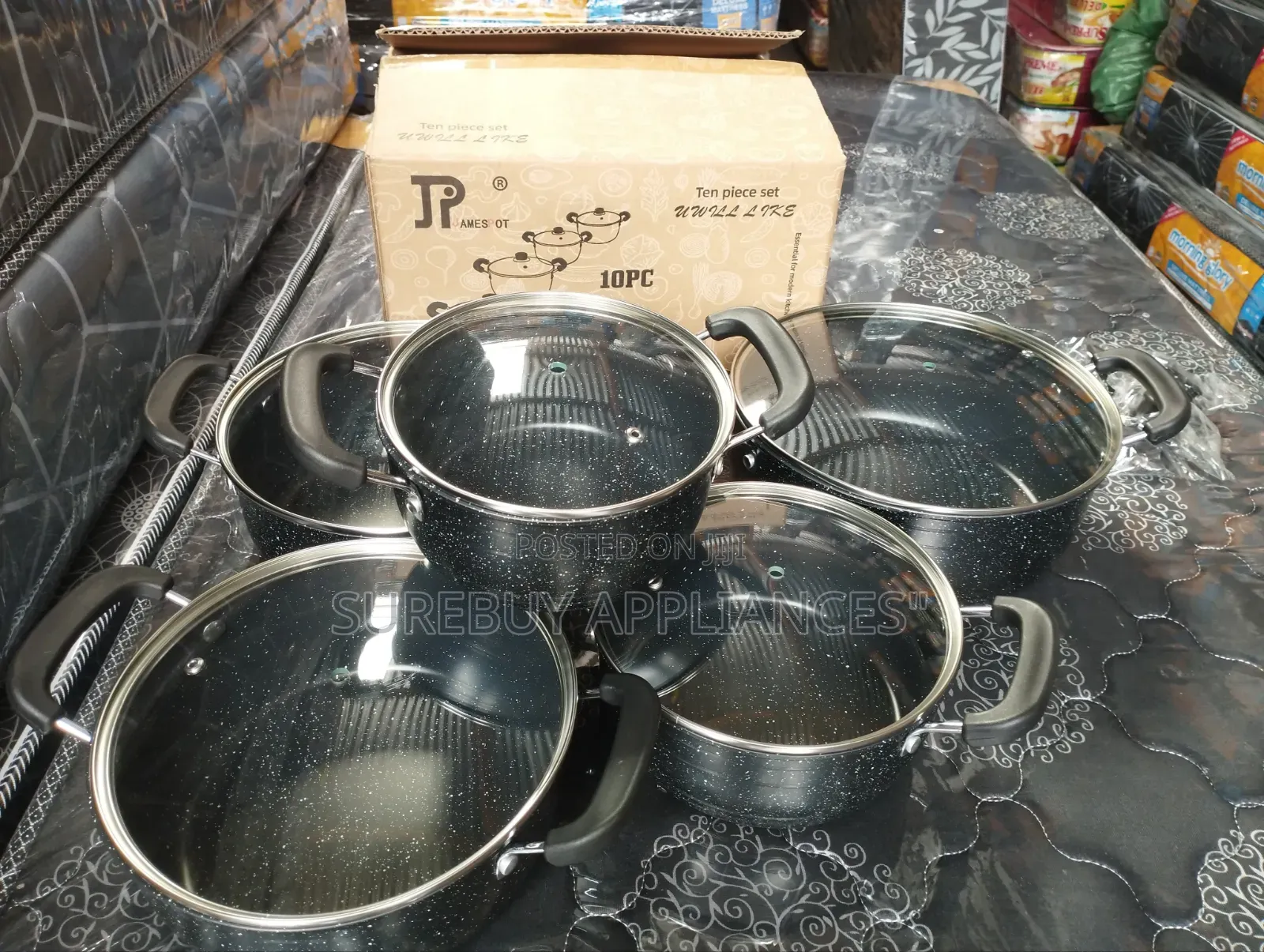 Jp New Model,Jp 10-Piece Nonstick Cookware Set