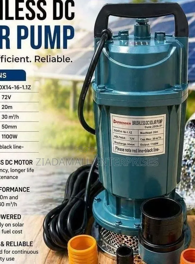 Brushless Dc Solar Pump for Off-Grid Applications