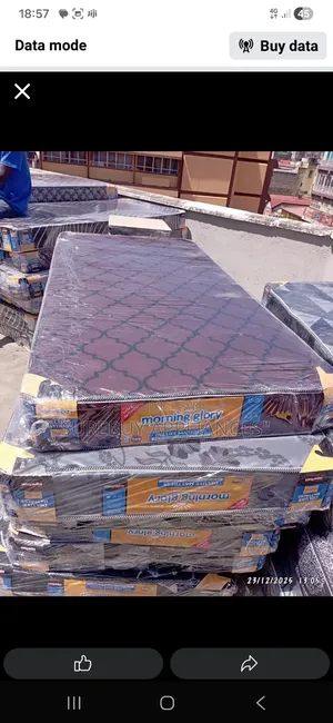 Plain Foam Mattress 3x6x6 – Medium Density, 6-Inch Thickness