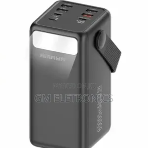 60,000mah Fast Charging 22.5w Amaya Powerbank-Built-in Cables Tourch