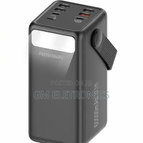 60,000mah Fast Charging 22.5w Amaya Powerbank-Built-in Cables Tourch