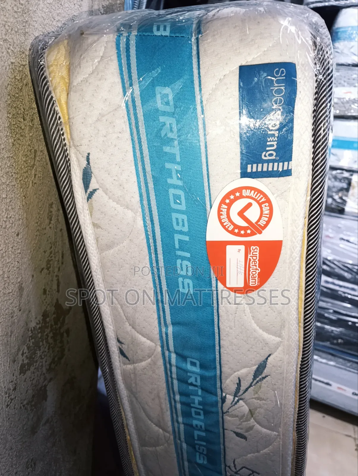 Super Comfy! 6x6x10 Orthobliss Superspring Mattress. Free Delivery! 
