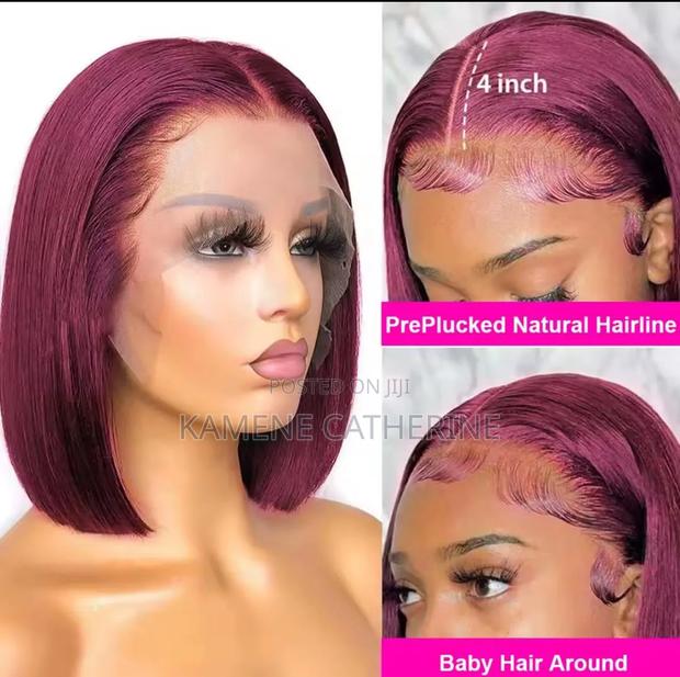 Human Blend Frontal Bob Wig