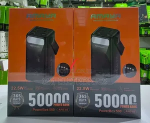 Amaya Apb-50 50,000mah 22.5w Pd Fast Charging Powerbank-built-in Cable