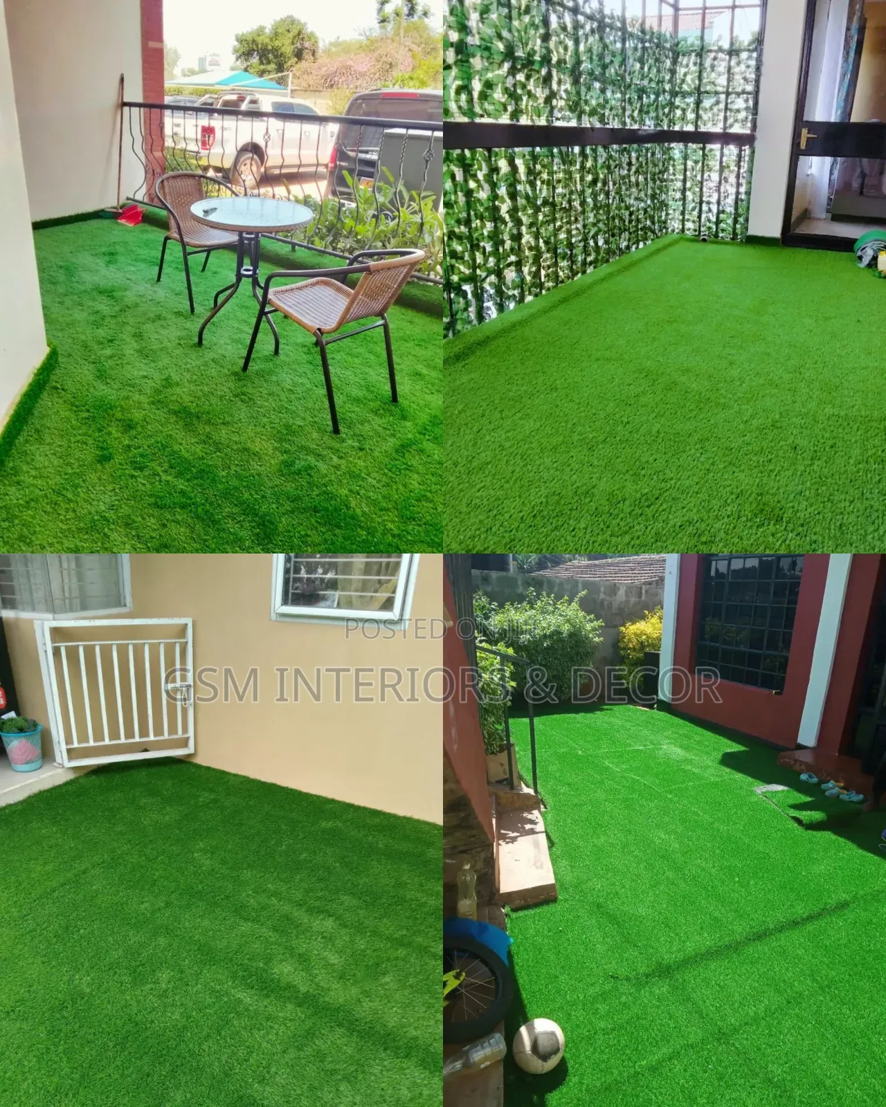 Artificial Green Grass Carpets in Prime Gardens